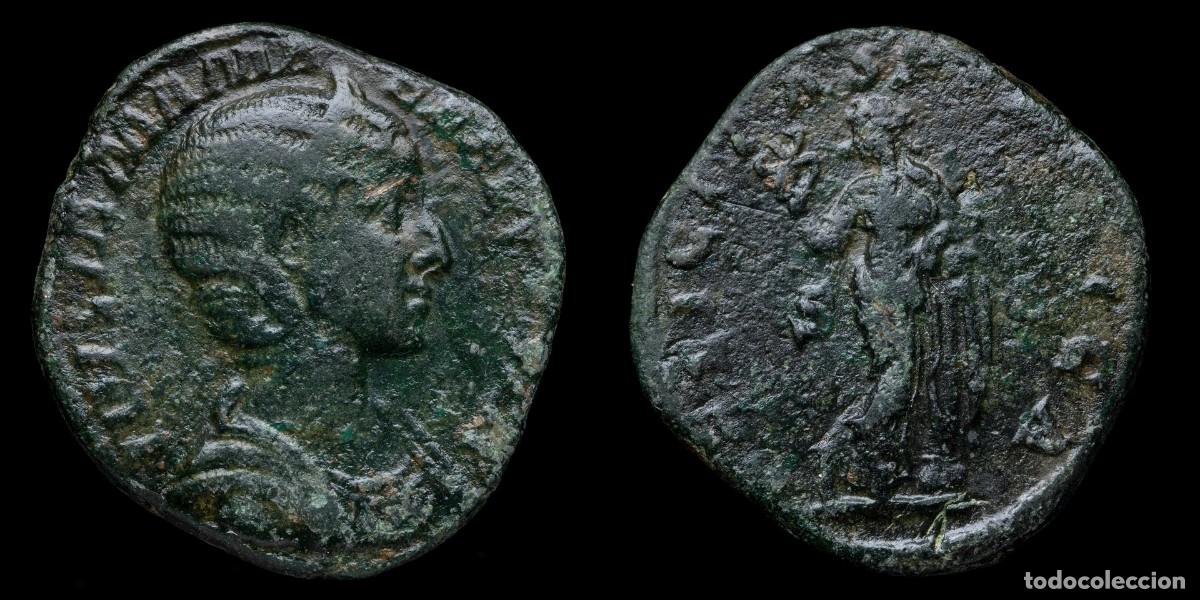 Monedas Imperio romano: Julia Mamaea Sestertius - FELICITAS PVBLICA SC - 30 mm / 18,51 gr.