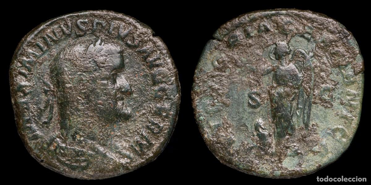 Monedas Imperio romano: Maximinus Thrax Sestertius - VICTORIA GERMANICA SC - 31 mm / 16,13 gr.