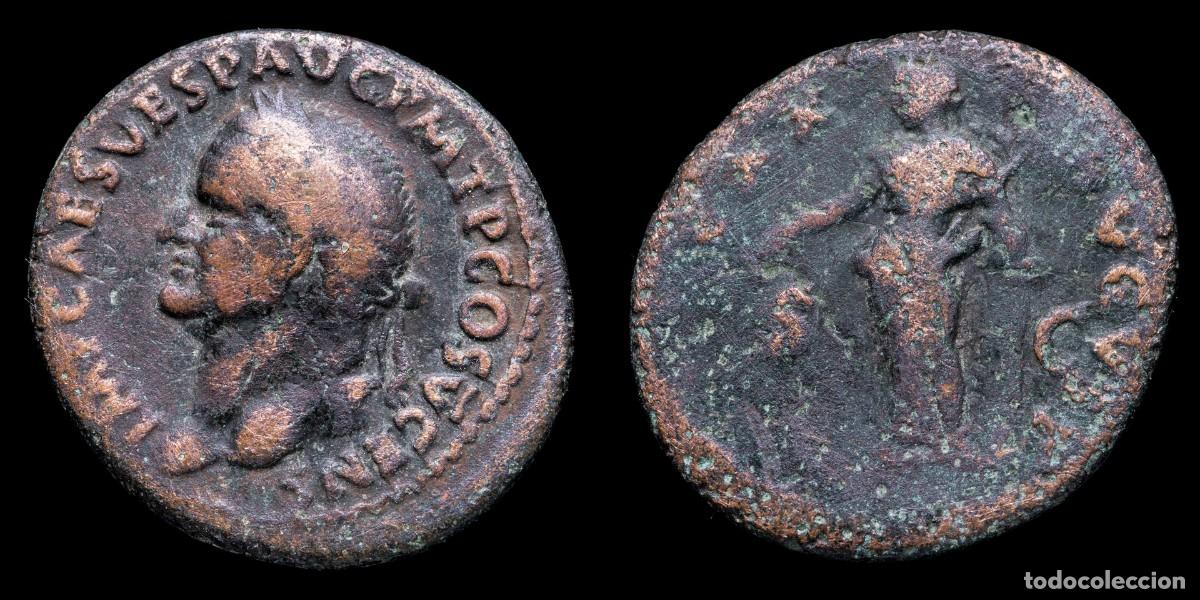 Monedas Imperio romano: Vespasian As - PAX AVGVST SC - 28 mm / 9,95 gr.