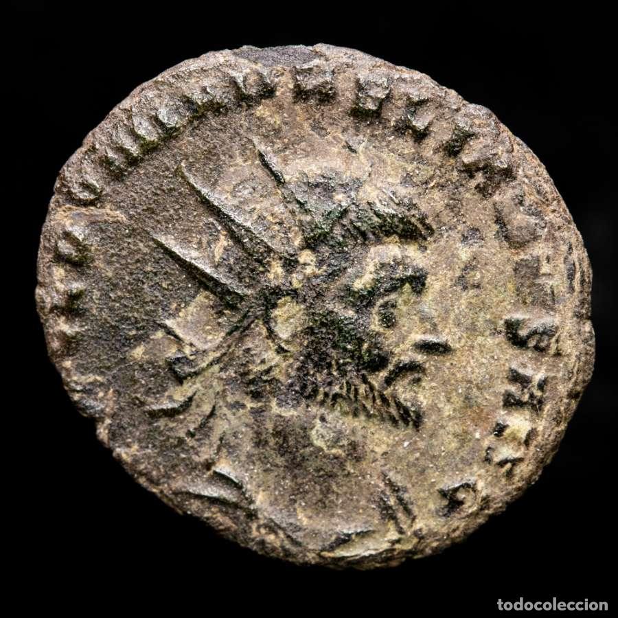 Monedas Imperio romano: Aureliano (270-275) antoniniano pre-reforma. Roma, APOLLINI.CONS. H