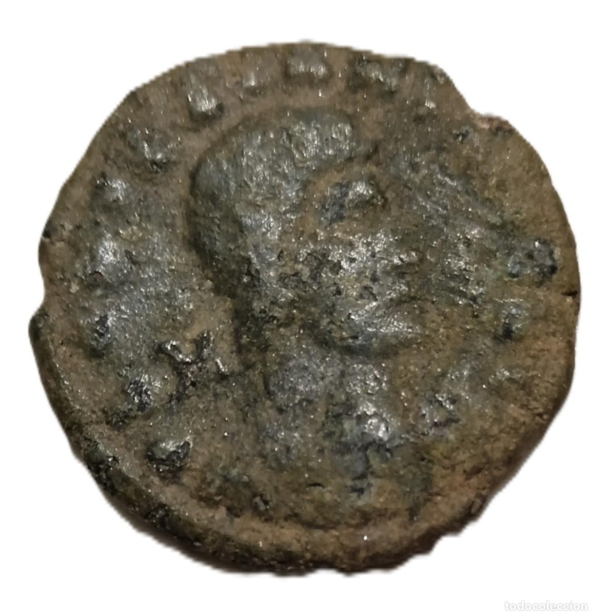 Monedas Imperio romano: Follis Constantius Gallus II FEL TEMP RE-PARATIO