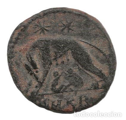 Monedas Imperio romano: Nummus Constantino I VRBS ROMA - Foto 2