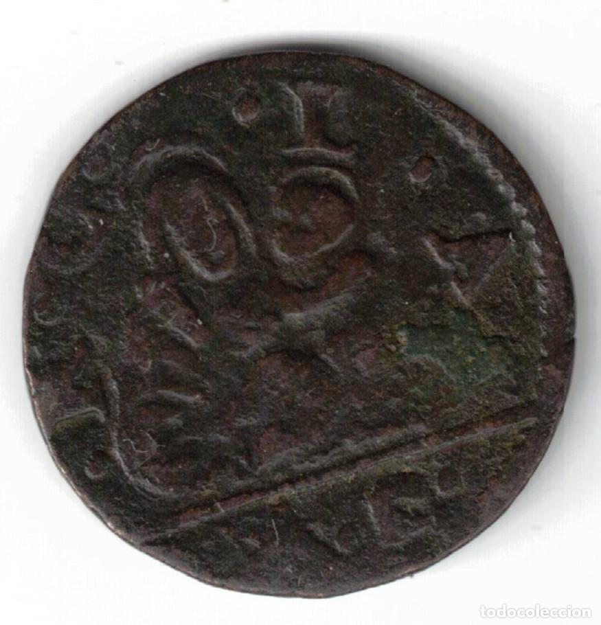 Monedas Imperio romano: RESELLO XII MARAVEDIS FELIPE IV SOBRE 1 BAGATTINO VENECIA LEON SAN MARCOS MONEDA