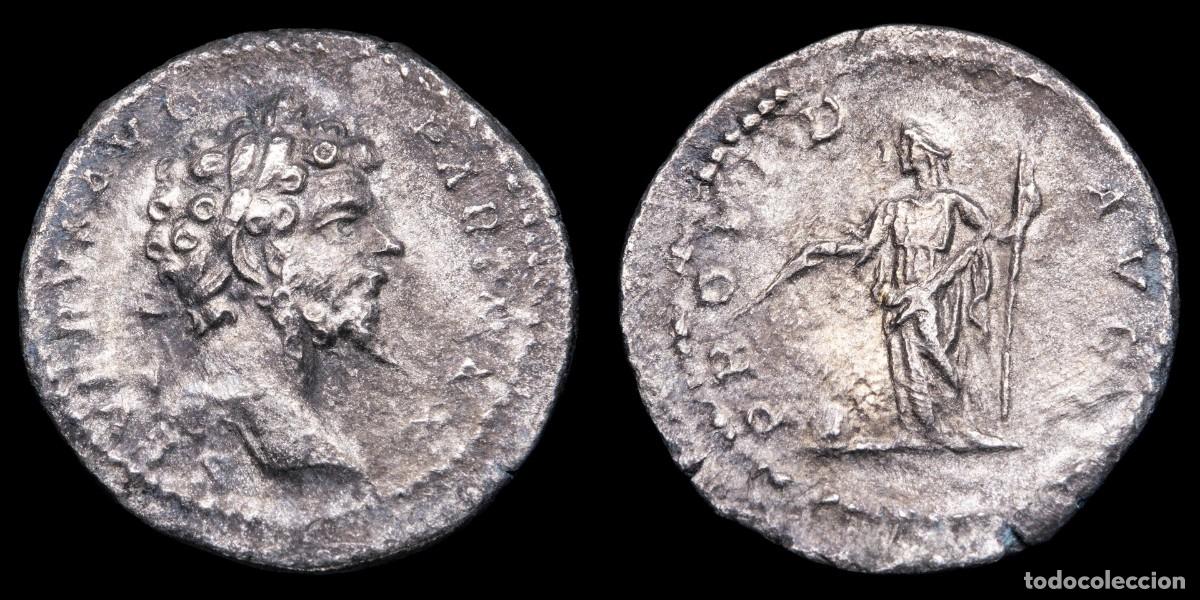 Monedas Imperio romano: Septimius Severus Denarius - PROVID AVGG - 17 mm / 2,24 gr.