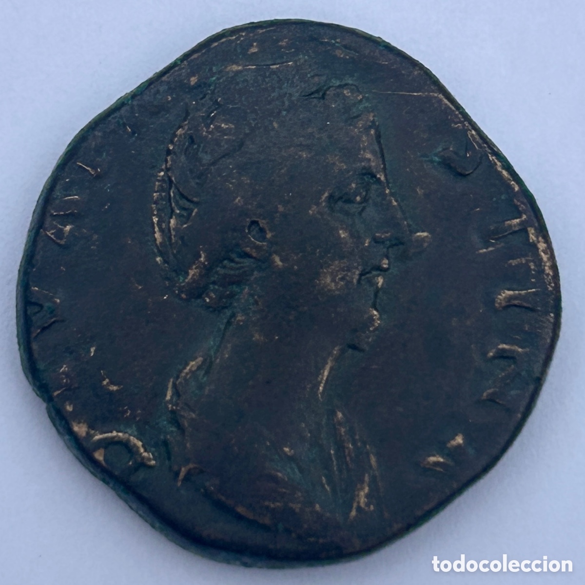 Monedas Imperio romano: Sestercio. Faustina I