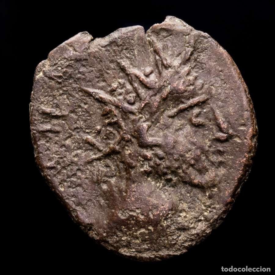 Monedas Imperio romano: Divo Claudio II Gothico - CONSECRATIO Altar, estilo barbaro.