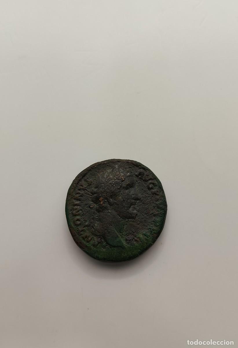 Monedas Imperio romano: IMPERIO ROMANO A&Ntilde;O 138 / 161 D.C ANTONINO PIO SESTERCIO REV . CUADRIGA