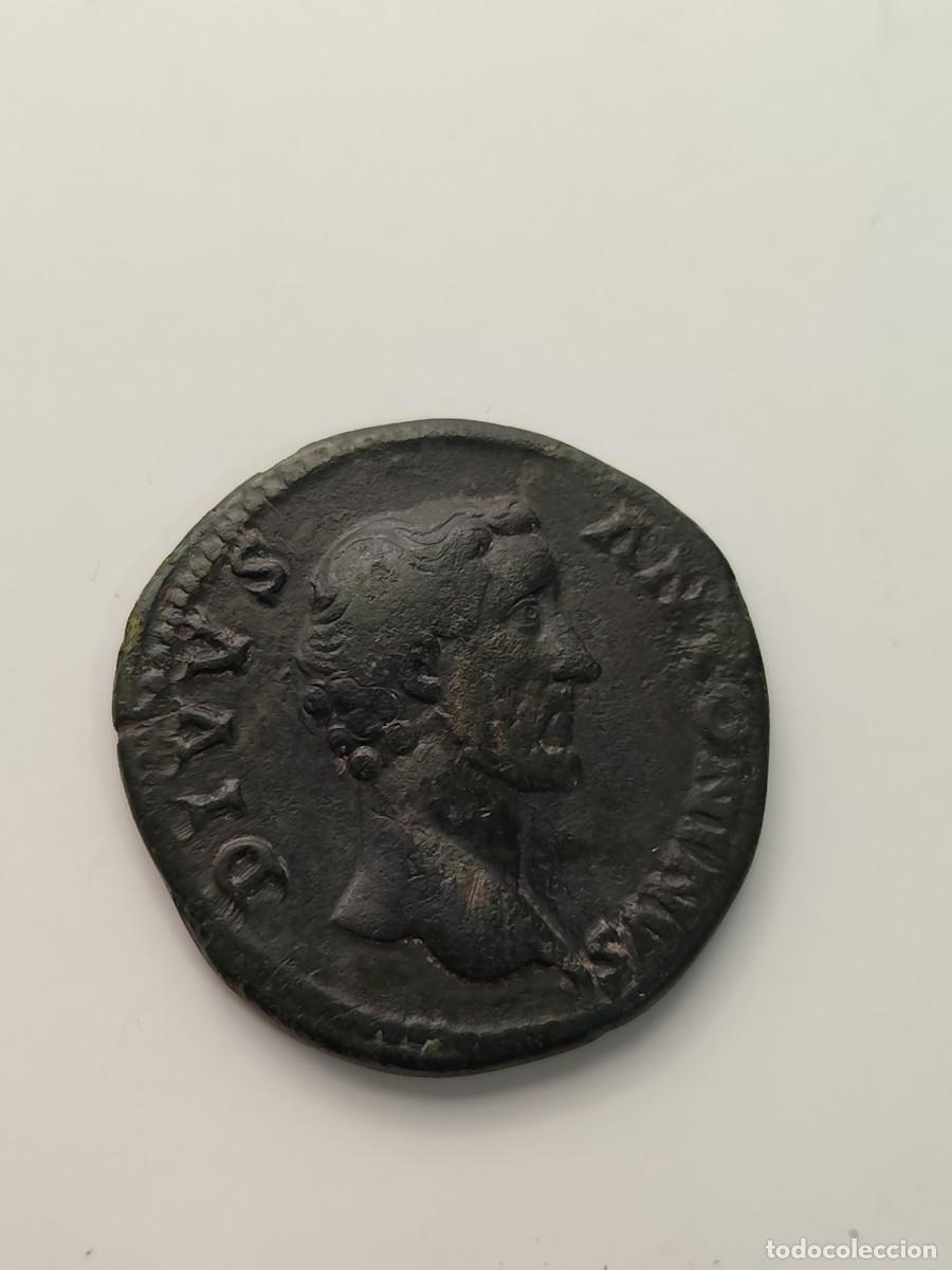 Monedas Imperio romano: IMPERIO ROMANO A&Ntilde;O 138 / 161 D.C ANTONINO PIO SESTERCIO REV . CONSECRATIO , SC