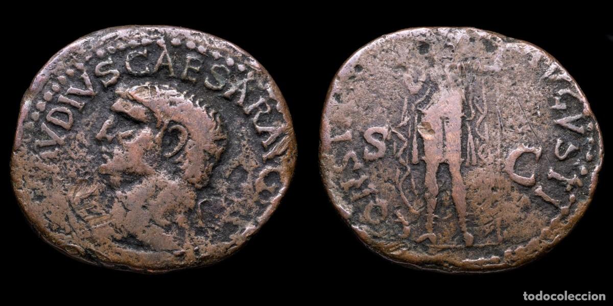 Monedas Imperio romano: Claudius As - CONSTANTIAE AVGVSTI - 28 mm / 10,10 gr.