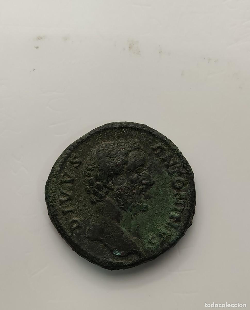 Monedas Imperio romano: IMPERIO ROMANO A&Ntilde;O 138/161 D.C ANTONINO PIO ( DIVUS ) SESTERCIO REV