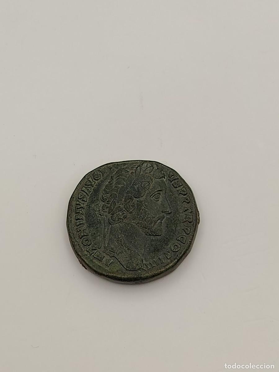 Monedas Imperio romano: IMPERIO ROMANO 138 / 161 D.C ANTONINO PIO SESTERCIO
