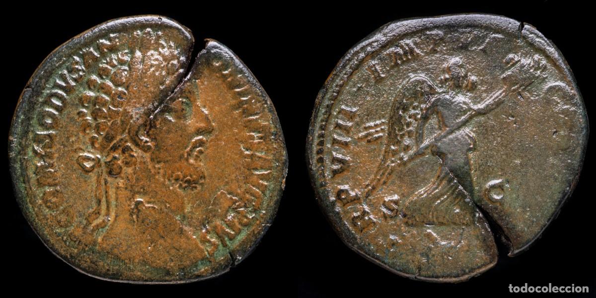 Monedas Imperio romano: Commodus Sestertius - TRP VIII IMP II COS IIII PP SC - 33 mm / 23,61 gr.