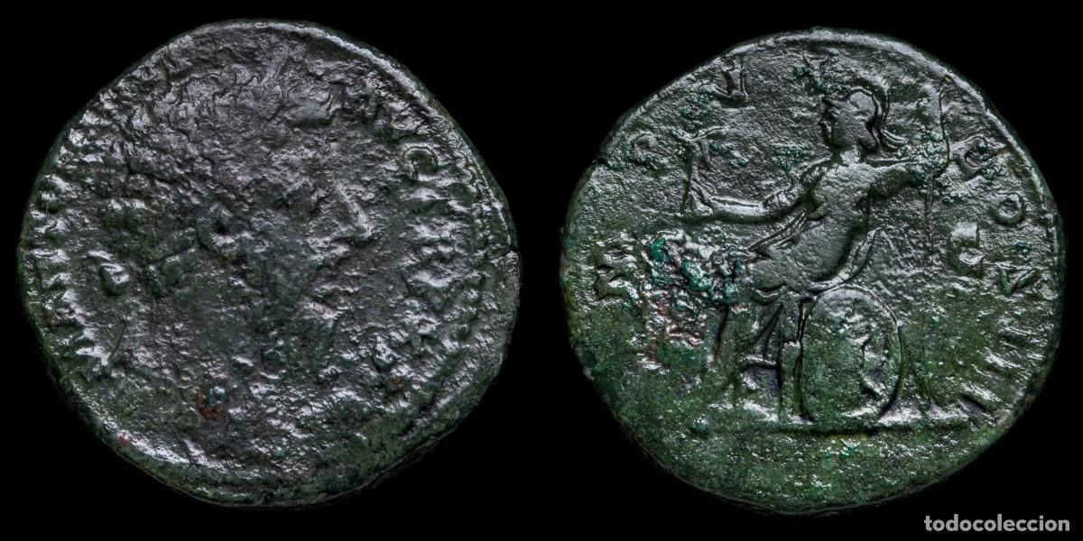 Monedas Imperio romano: Commodus Sestertius - TR P VII IMP V COS III P P - 31 mm / 24,87 gr.