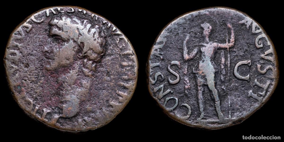 Monedas Imperio romano: Claudius As - CONSTANTIAE AVGVSTI - 26 mm / 10,95 gr.