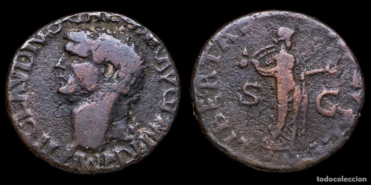 Monedas Imperio romano: Claudius As - LIBERTAS AVGVSTA - 26 mm / 11,23 gr.