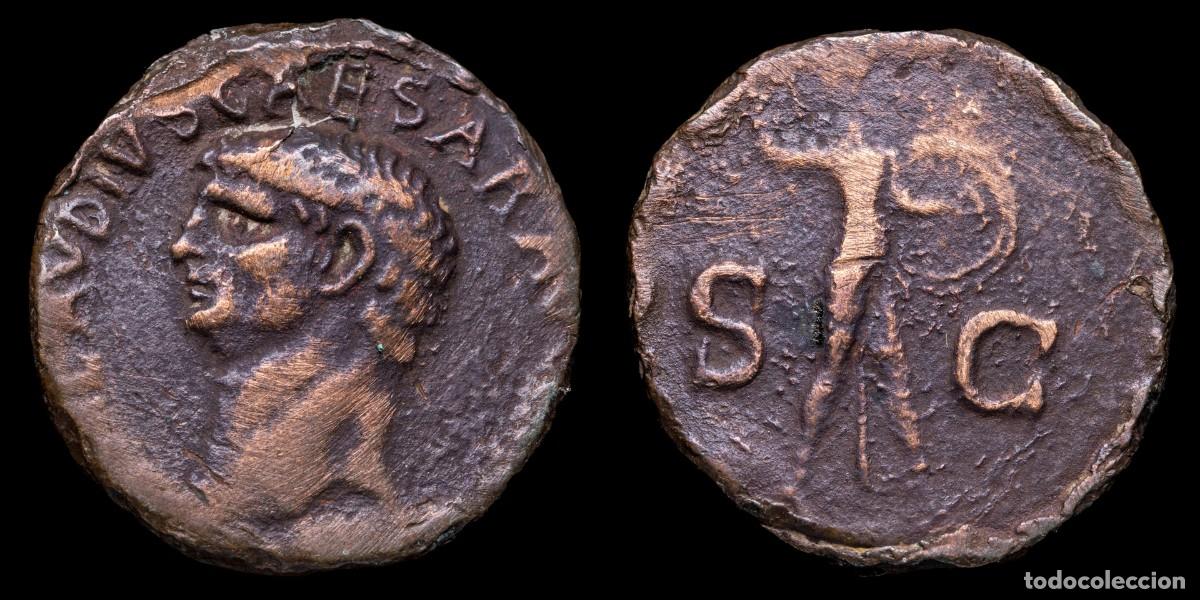 Monedas Imperio romano: Claudius As - MINERVA SC - 26 mm / 9,20 gr.