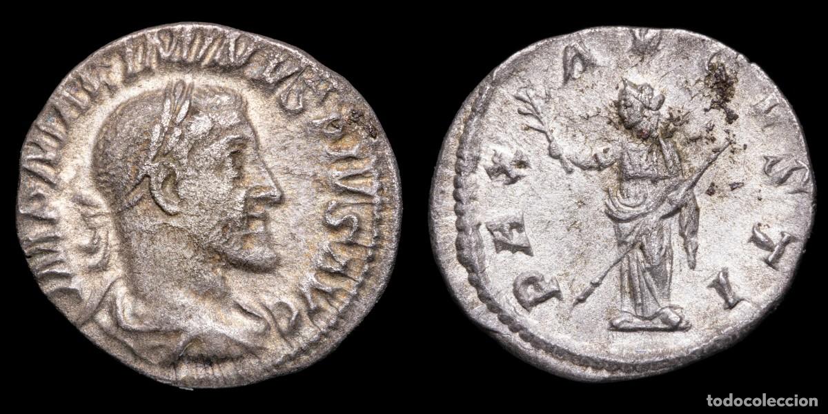 Monedas Imperio romano: Maximinus I Thrax Denarius - PAX AVGVSTI - 19 mm / 2,62 gr.