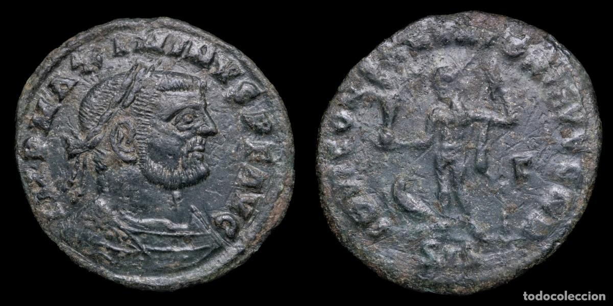 Monedas Imperio romano: Maximinus II Daia Follis - IOVI CONSERVATORI AVGG NN, Siscia - 24 mm / 2,81 gr.
