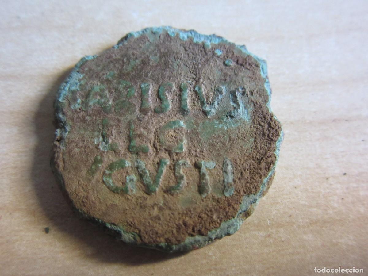 Monedas Imperio romano: As de Augusto (27 AC-14 DC) Medidas 24 cm Peso 5,9 gr