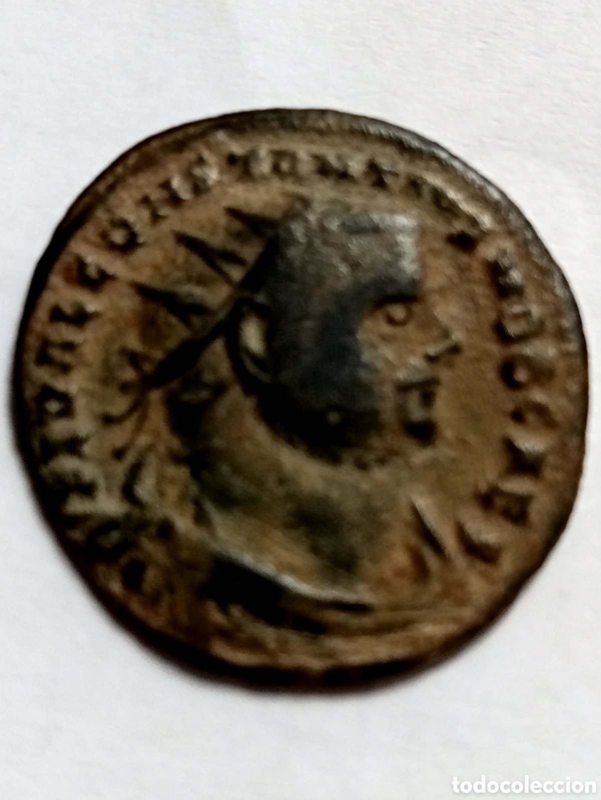 Monedas Imperio romano: FL.VAL.CONSTANCIO I - ALE - ALEJANDRIA - SIGLO III - FOLIS