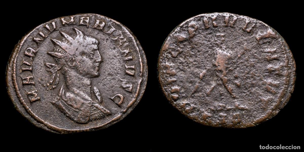 Monedas Imperio romano: Numerian Antoninianus - PRINCIPI IVVENTVT, Rome - 21 mm / 3,56 gr.