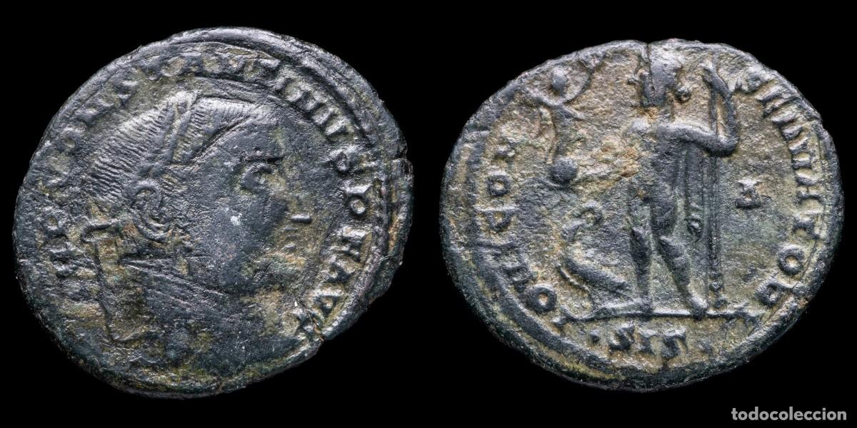 Monedas Imperio romano: Constantine I Follis - IOVI CONSERVATORI, Siscia - 22 mm / 2,75 gr.