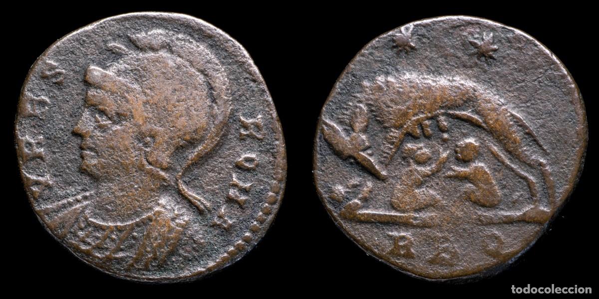 Monedas Imperio romano: Constantine I Commemorative Series - VRBS ROMA, Rome - 17 mm / 2,32 gr.
