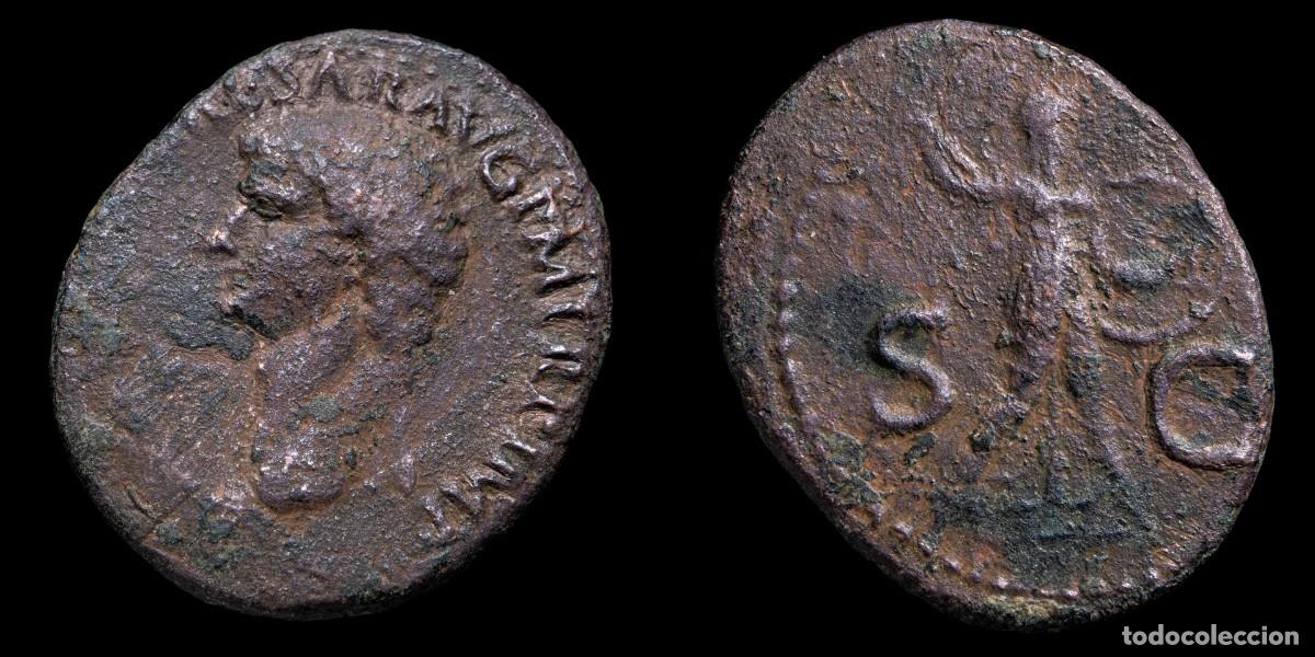 Monedas Imperio romano: Claudius As - MINERVA SC - 30 mm / 10,28 gr.