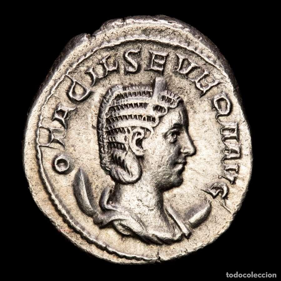 Monedas Imperio romano: Otacilia Severa 244-249 dC. - Antoniniano. Roma. PIETAS AVGVSTAE