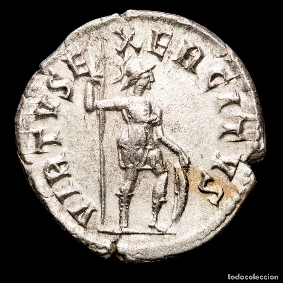 Monedas Imperio romano: Filipo I como Persicus Maximus (PM). Antoniniano. VIRTVS EXERCITVS - Foto 3