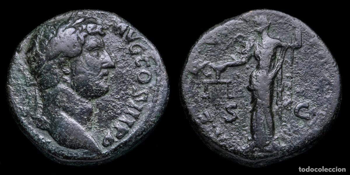 Monedas Imperio romano: Hadrian Sestertius - AEQVITAS AVG - 29 mm / 24,67 gr.