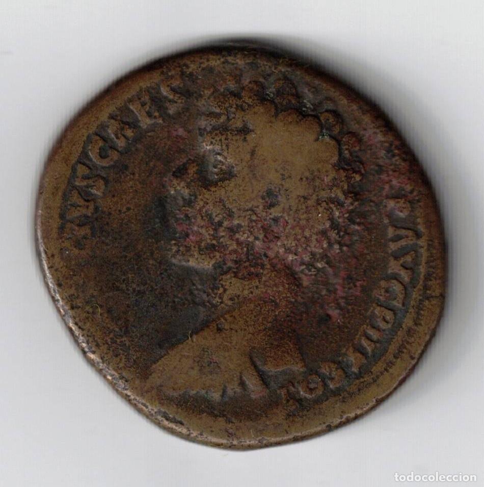 Monedas Imperio romano: MONEDA IMPERIO ROMANO AS BRONCE AELIO CAESAR 136-138 DIOSA SPES