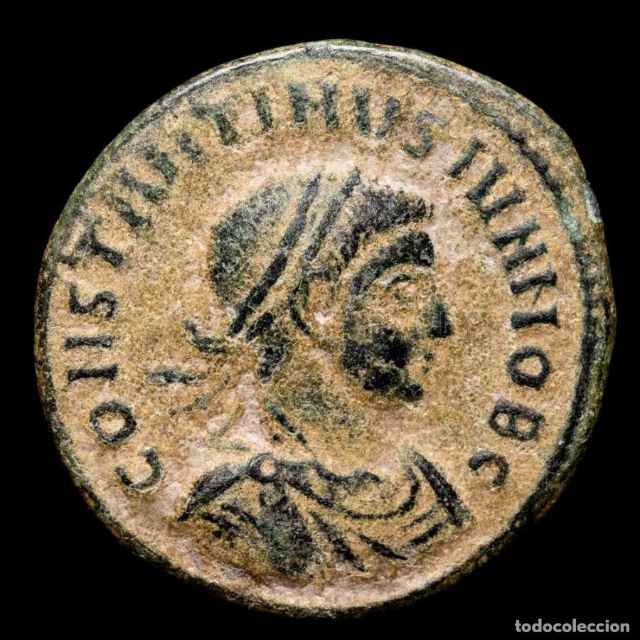 Monedas Imperio romano: Constantino II, follis. Aquilea. VOT X // AQT (4065)