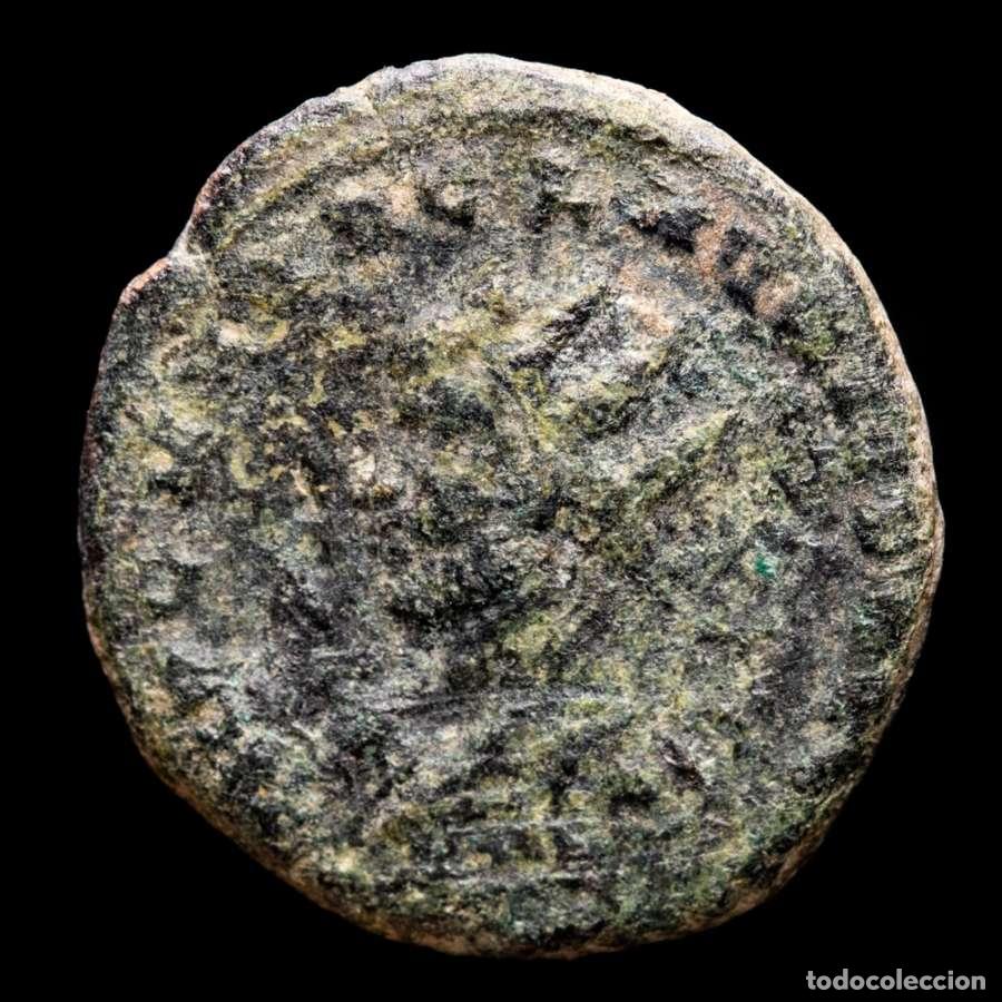 Monedas Imperio romano: Claudio II. Busto izquierda - VICTORIAE GOTHIC / S P Q R Trofeo