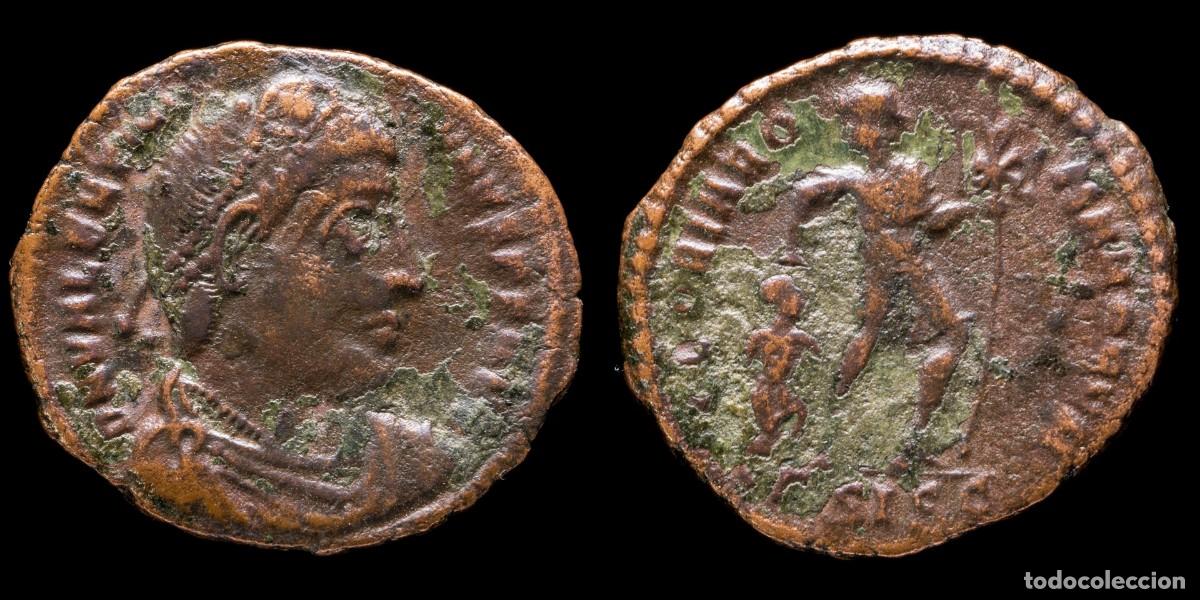Monedas Imperio romano: Valentinian I - GLORIA ROMANORVM, Siscia - 19 mm / 2,62 gr.