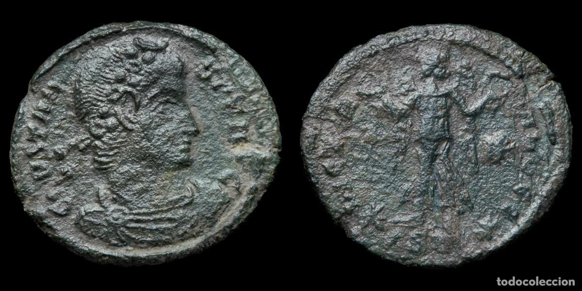 Monedas Imperio romano: Constantius II - VICTORIA AVGG, Siscia - 17 mm / 1,47 gr.
