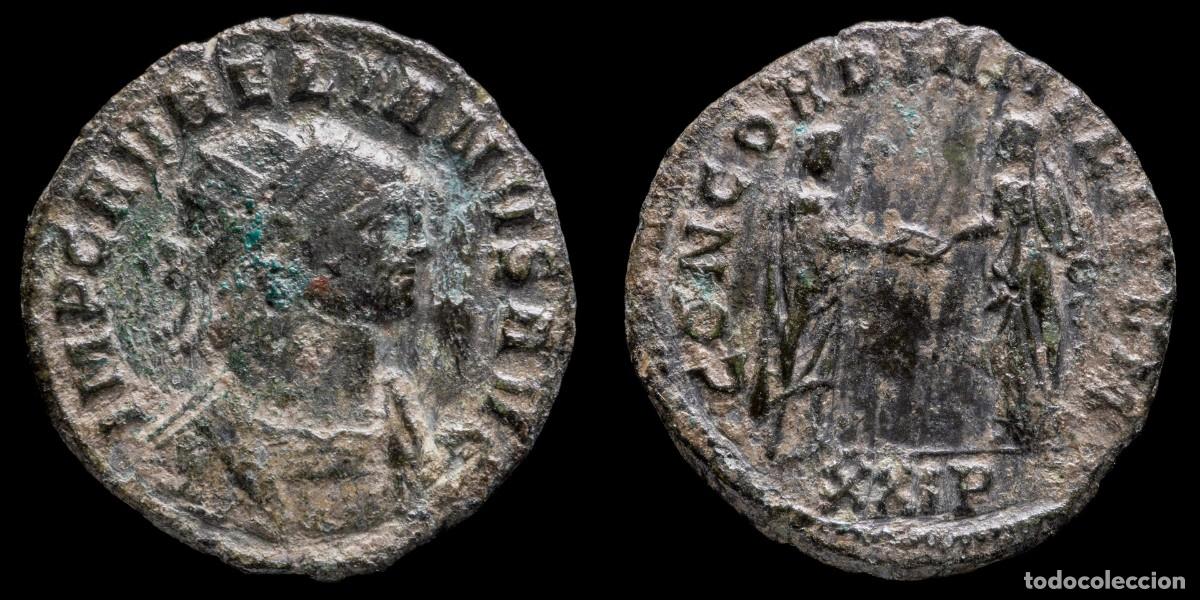 Monedas Imperio romano: Aurelian Antoninianus - CONCORDIA MILITVM, Siscia - 21 mm / 3,06 gr.