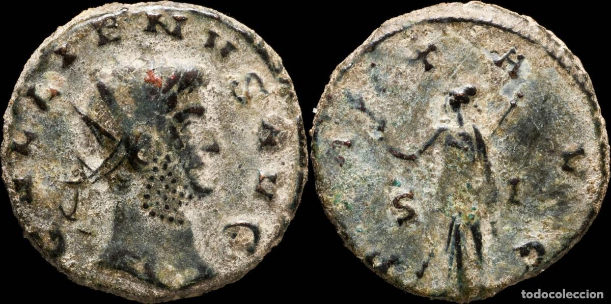 Monedas Imperio romano: Gallienus Antoninianus - PAX AVG - 19 mm / 4.05 gr.Obv.: GALLIENVS AVG, radiate head right. Rev.: PA