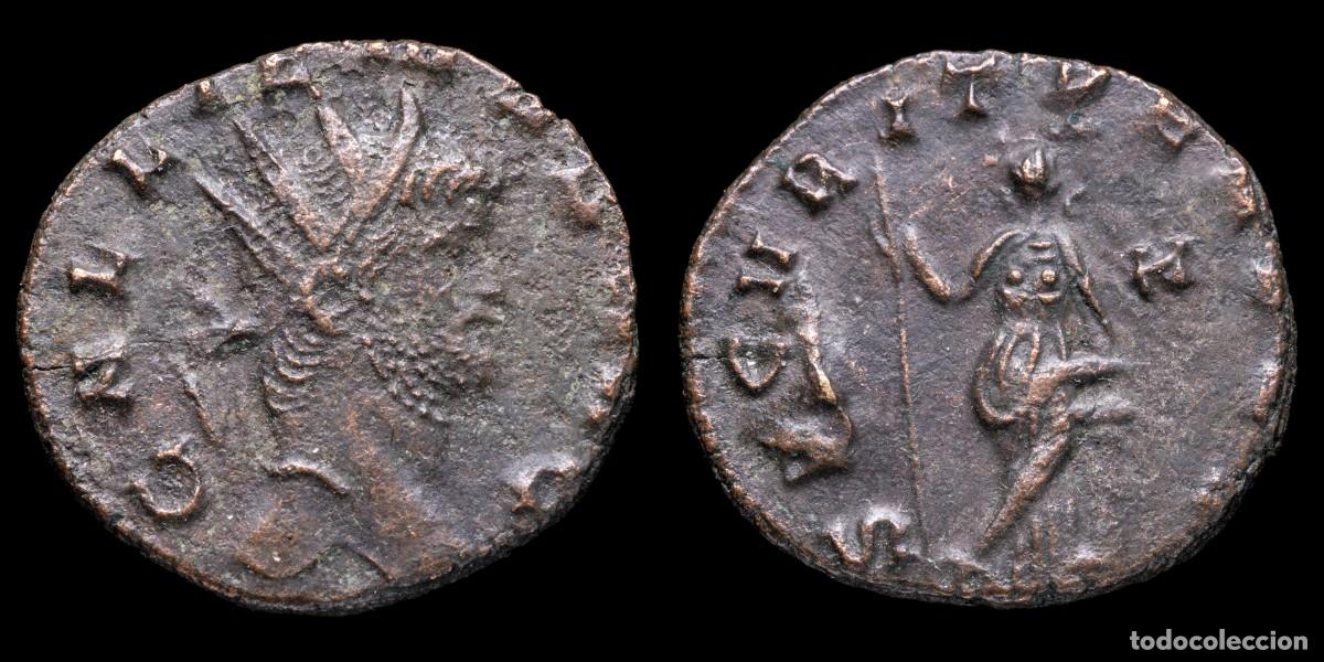 Monedas Imperio romano: Gallienus Antoninianus - SECVRIT PERPET - 19 mm / 3,30 gr.