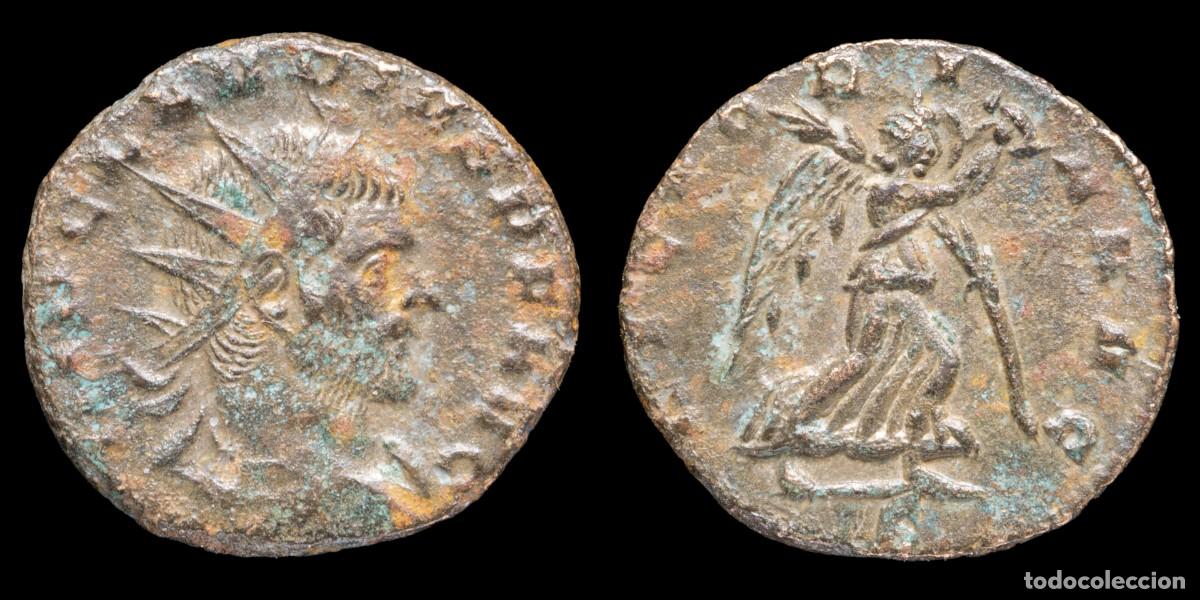 Monedas Imperio romano: Claudius II Antoninianus - VICTORIA AVG - 18 mm / 2,70 gr.
