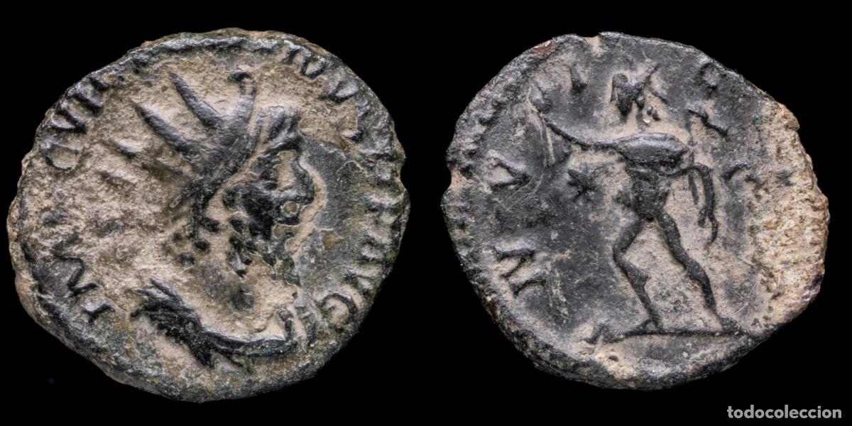 Monedas Imperio romano: Victorinus Antoninianus - INVICTVS - 20 mm / 3,07 gr.