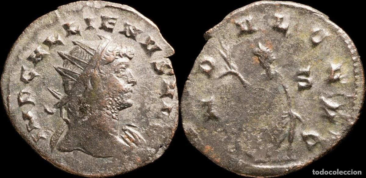 Monedas Imperio romano: Gallienus Antoninianus - INDVLG AVG - 22 mm / 2.11 gr.