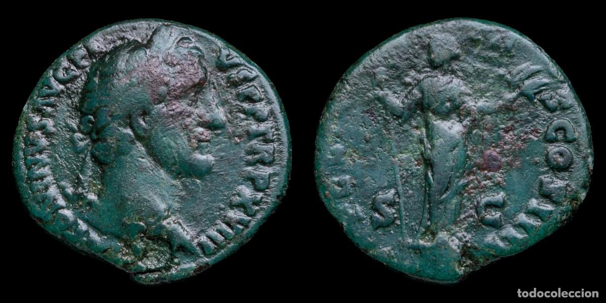 Monedas Imperio romano: Antoninus Pius As - FELICITAS COS IIII - 24 mm / 9,15 gr.