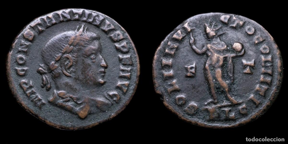 Monedas Imperio romano: Constantine I - SOLI INVICTO COMITI, Lugdunum - 22 mm / 3,76 gr.