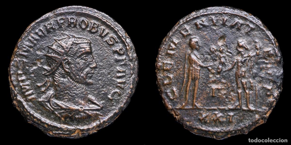 Monedas Imperio romano: Probus Antoninianus - CLEMENTIA TEMP, Antiochia - 22 mm / 4,28 gr.