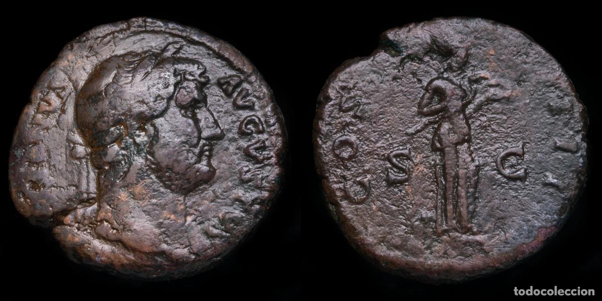 Monedas Imperio romano: Hadrian As - COS III SC - 28 mm / 11,53 gr.