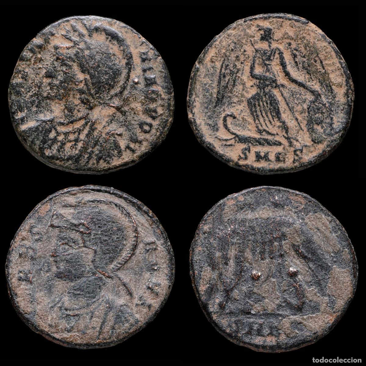 Monedas Imperio romano: Constantine I Commemorative Series - VRBS ROMA/CONSTANTINOPOLIS, Cyzicus - 2 Coins Lot.