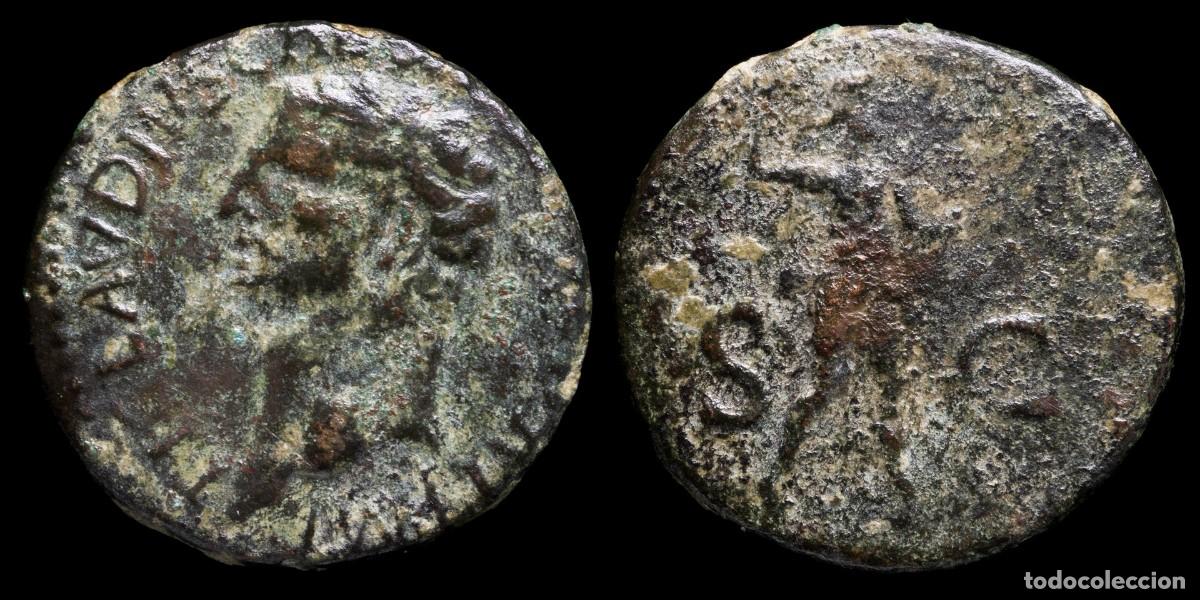 Monedas Imperio romano: Claudius As - MINERVA SC - 26 mm / 9,60 gr.