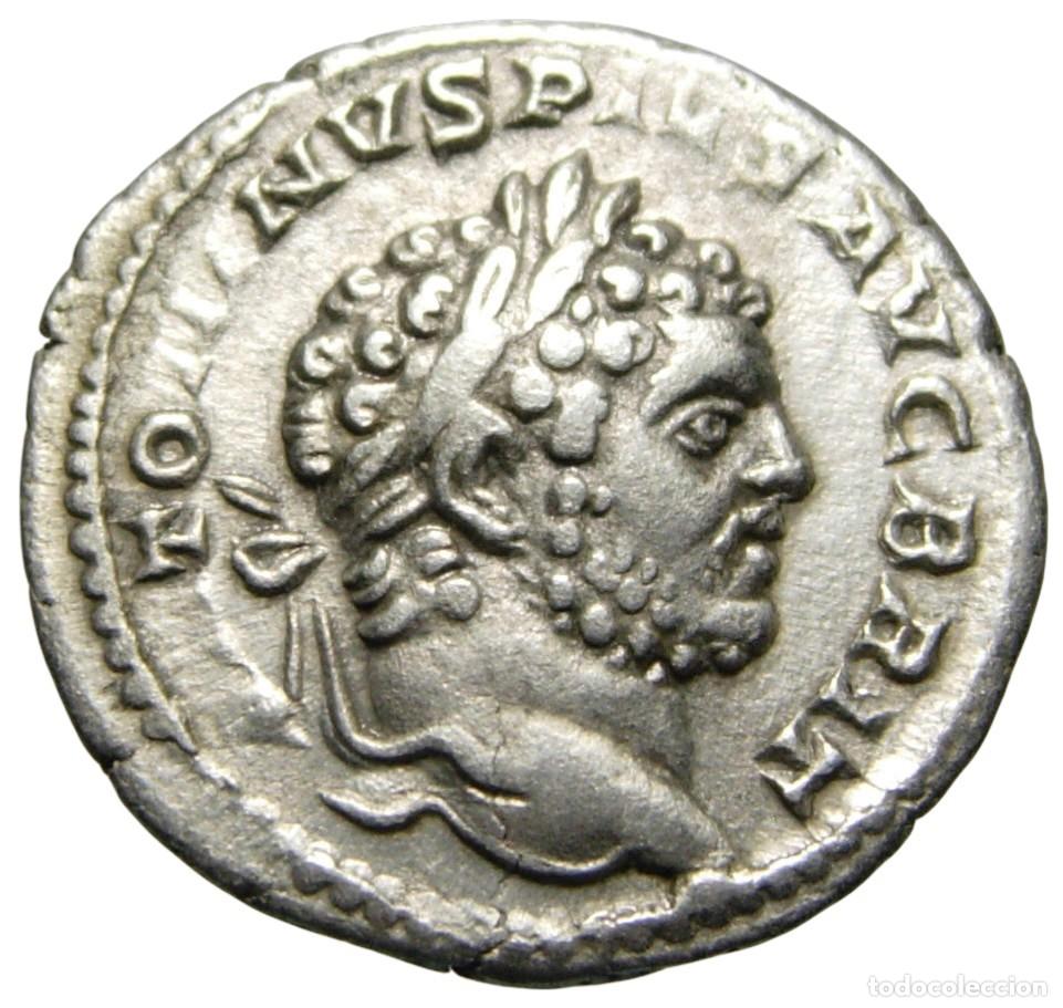 Monedas Imperio romano: Caracalla (198-217 dC) AR Denarius, Providentia