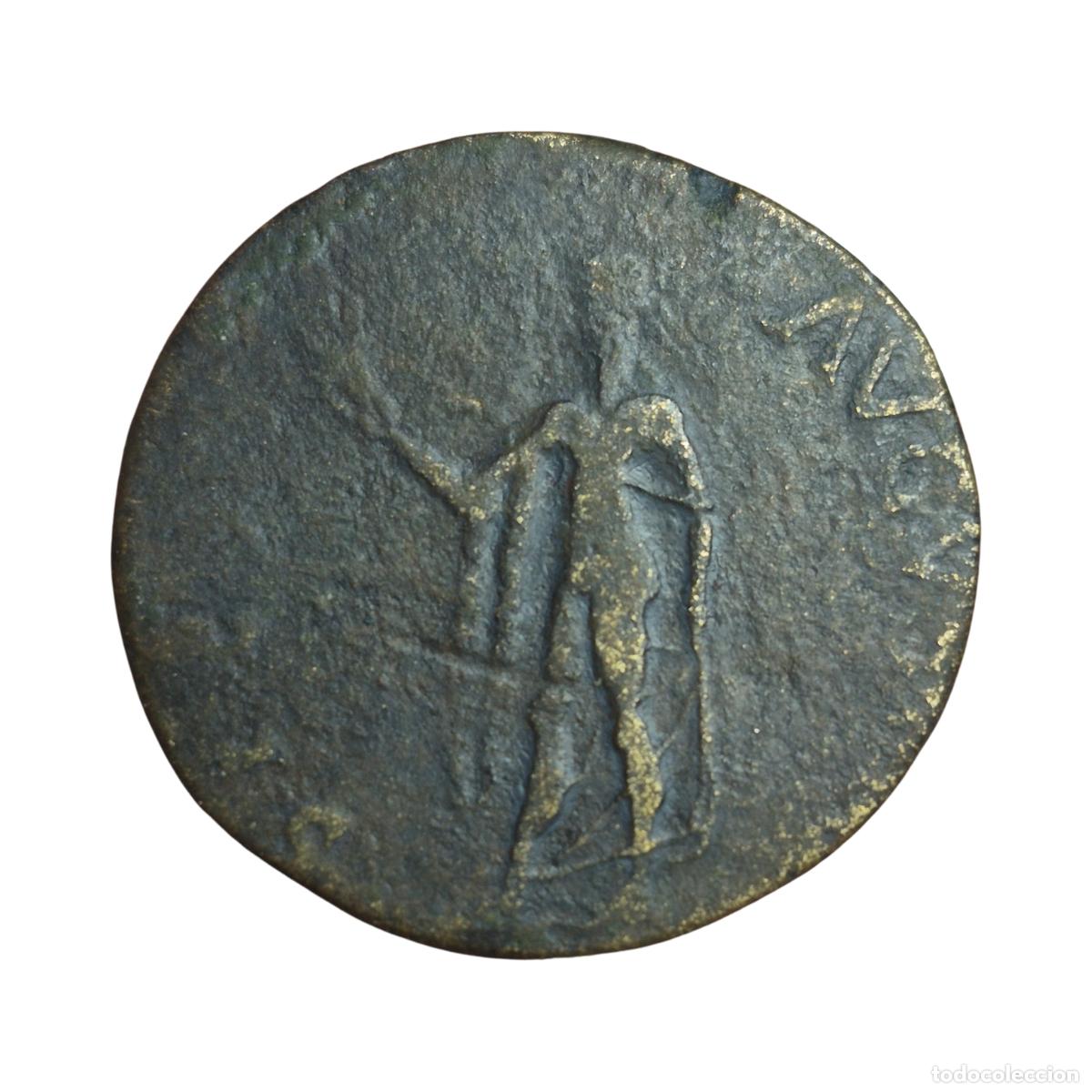 Monedas Imperio romano: NT / SESTERCIO CLAUDIO IMITACION HISPANA (A1225) - Foto 2